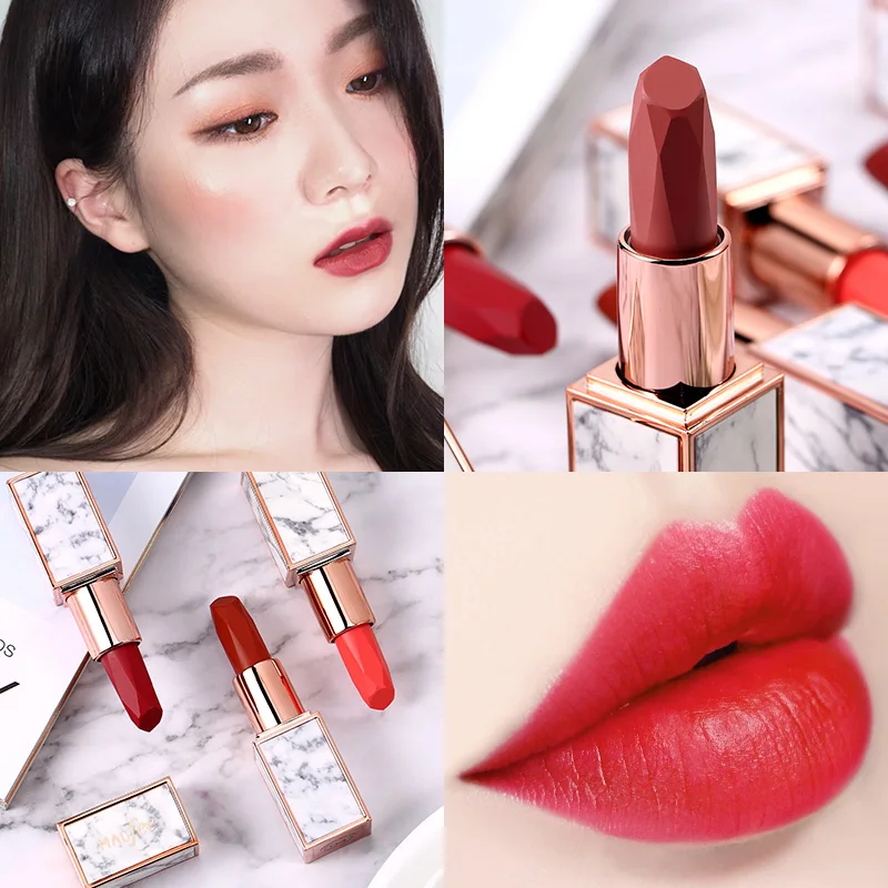 Marble Pattern Sexy Matte Lipstick Red Lip Stick Waterproof Matte Batom Nude Makeup Cosmetics Korean Lipstick Lip Tint Tattoo
Marble Pattern Sexy Matte Lipstick Red Lip Stick Waterproof Matte Batom Nude Makeup Cosmetics Korean Lipstick Lip Tint Tattoo