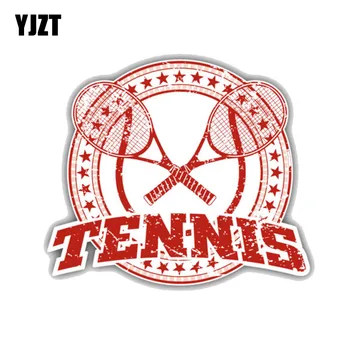 YJZT 12.7CM*11.1CM Tennis Grunge Rubber Label Stamp PVC Motorcycle Car Sticker 11-00178
YJZT 12.7CM*11.1CM Tennis Grunge Rubber Label Stamp PVC Motorcycle Car Sticker 11-00178