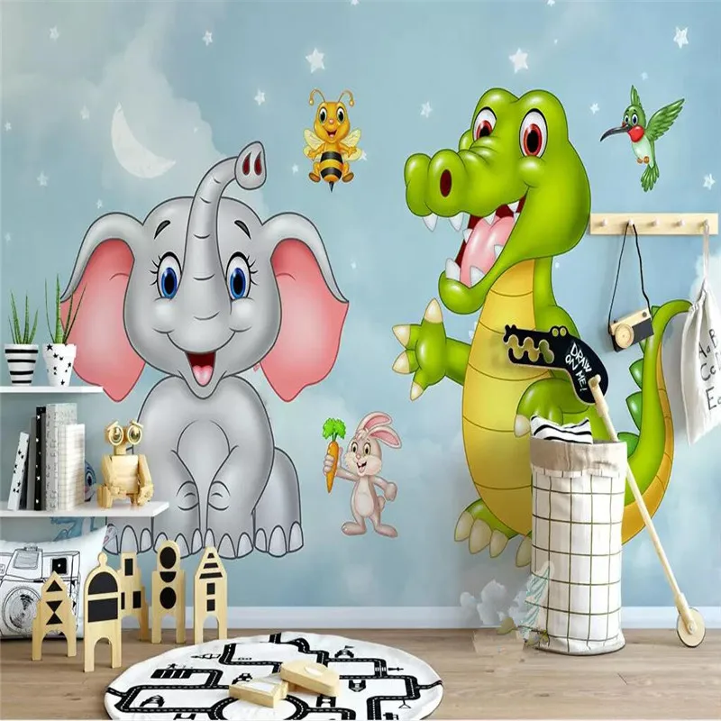 Baby elephant dinosaur children room background wall professional production mural wholesale wallpaper custom poster photo wall
Baby elephant dinosaur children room background wall professional production mural wholesale wallpaper custom poster photo wall