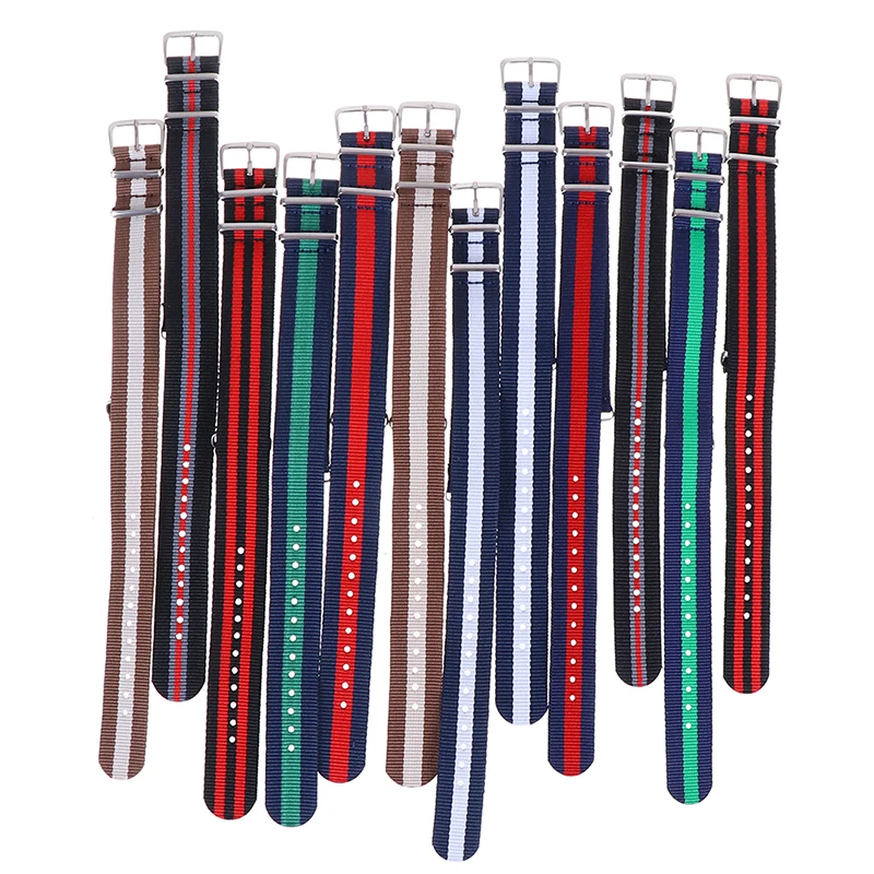 1PC watch strap 18mm 20mm Colorful Watch Strap Nylon Watchband Buckle Belt Wristband
1PC watch strap 18mm 20mm Colorful Watch Strap Nylon Watchband Buckle Belt Wristband