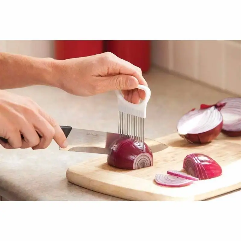 Kitchen Gadgets Accessories Stainless Steel Onion Potato Tomato Slicer Vegetable Fruit Cutter Safety Cooking Tools
Kitchen Gadgets Accessories Stainless Steel Onion Potato Tomato Slicer Vegetable Fruit Cutter Safety Cooking Tools