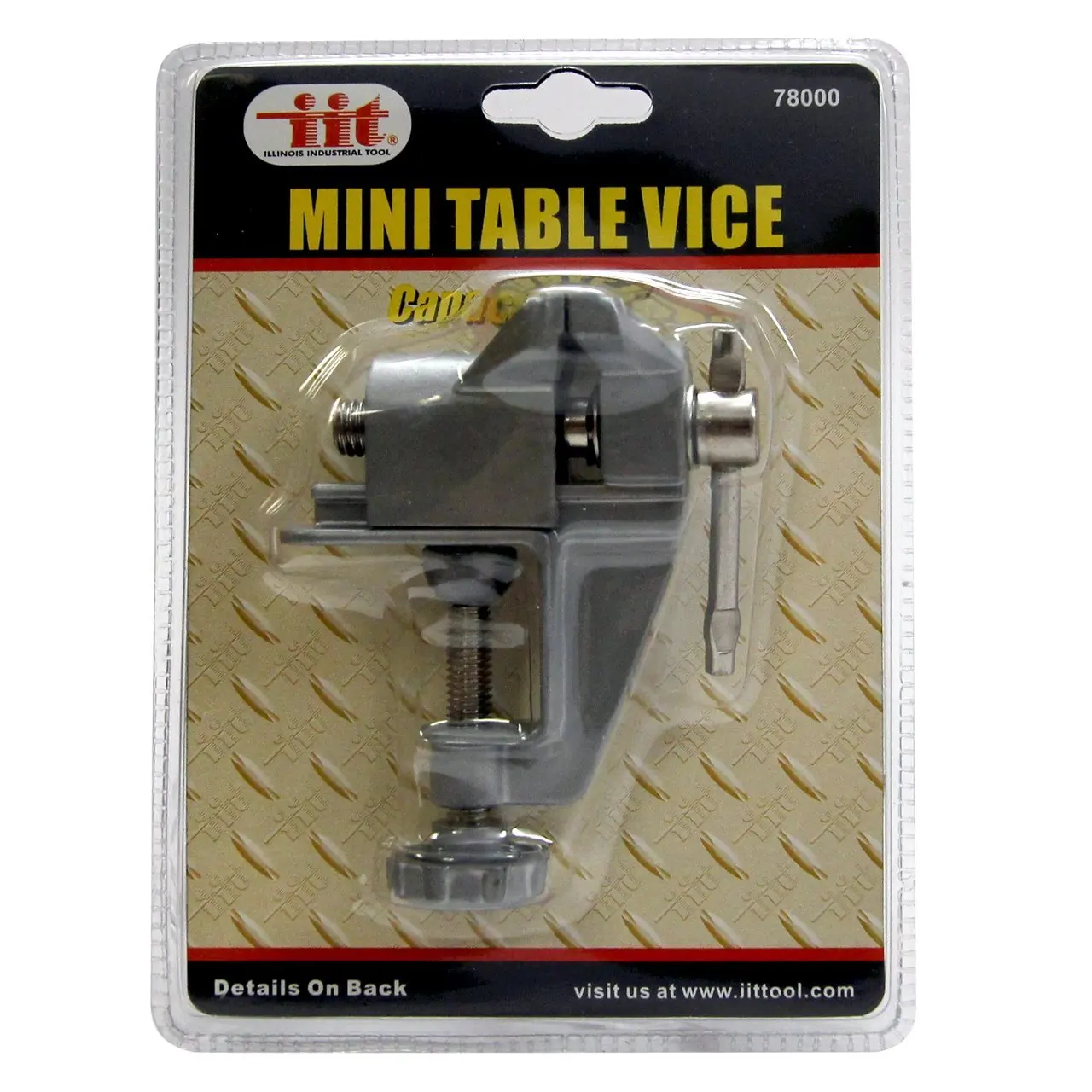 FUNN-SODIAL(R) Mini Clamp On Table Bench Hobby Craft Vice Tool