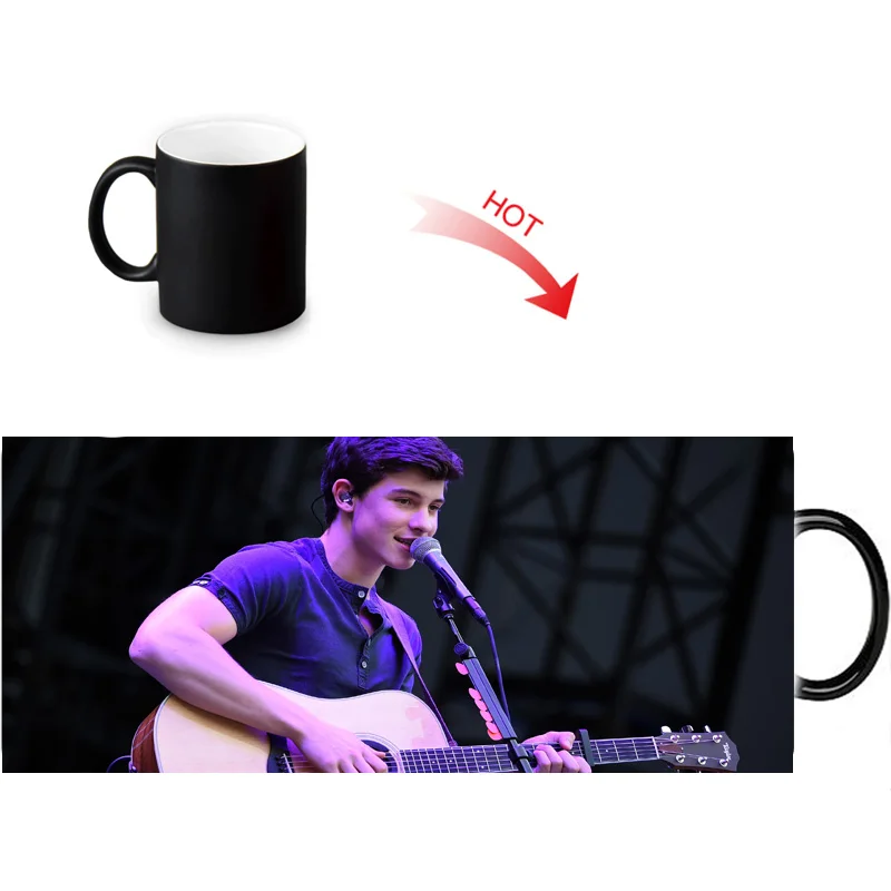 Shawn Mendes Magic Morphing Mug Heat Color Change Tea Milk Water Cup Ceramic Custom Coffee Mugs Birthday Gifts 350ml
Shawn Mendes Magic Morphing Mug Heat Color Change Tea Milk Water Cup Ceramic Custom Coffee Mugs Birthday Gifts 350ml