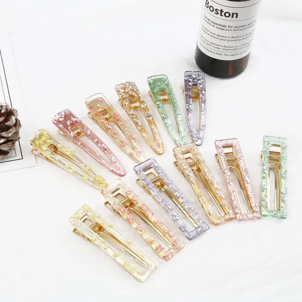 1PC Korea Women Girls Acrylic Hollow Waterdrop Rectangle Hair Clips Petal Sequins Hairpins Barrettes Headbands Hair Accessories
1PC Korea Women Girls Acrylic Hollow Waterdrop Rectangle Hair Clips Petal Sequins Hairpins Barrettes Headbands Hair Accessories