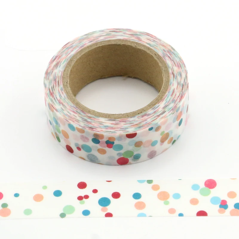 1X cute colorful dots Washi Tape Decorative Adhesive Tape Decora Diy Scrapbooking Label washi tape
1X cute colorful dots Washi Tape Decorative Adhesive Tape Decora Diy Scrapbooking Label washi tape