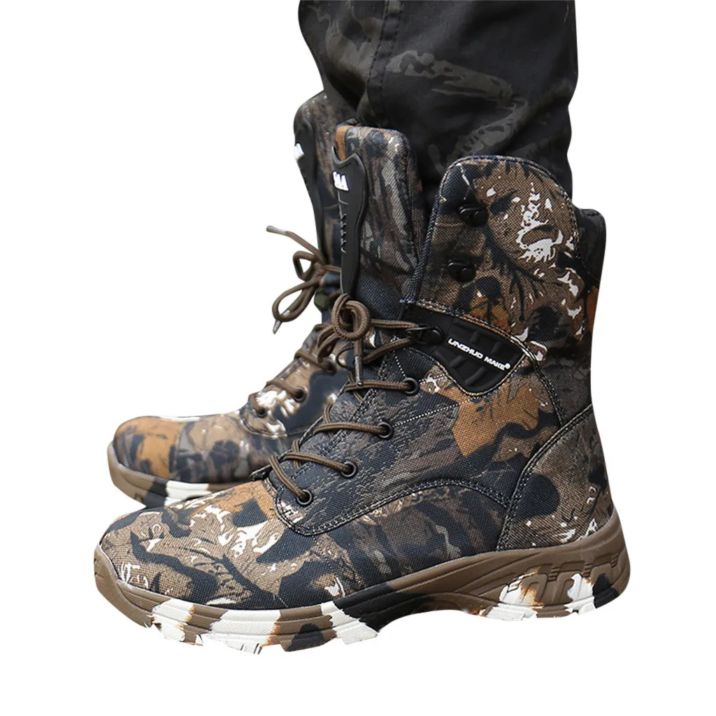 Man Boots with Military Type for Men Combat Shoes Men's Outdoor Fashion Hiking Boots Desert Special Training Camouflage Boots
Man Boots with Military Type for Men Combat Shoes Men's Outdoor Fashion Hiking Boots Desert Special Training Camouflage Boots