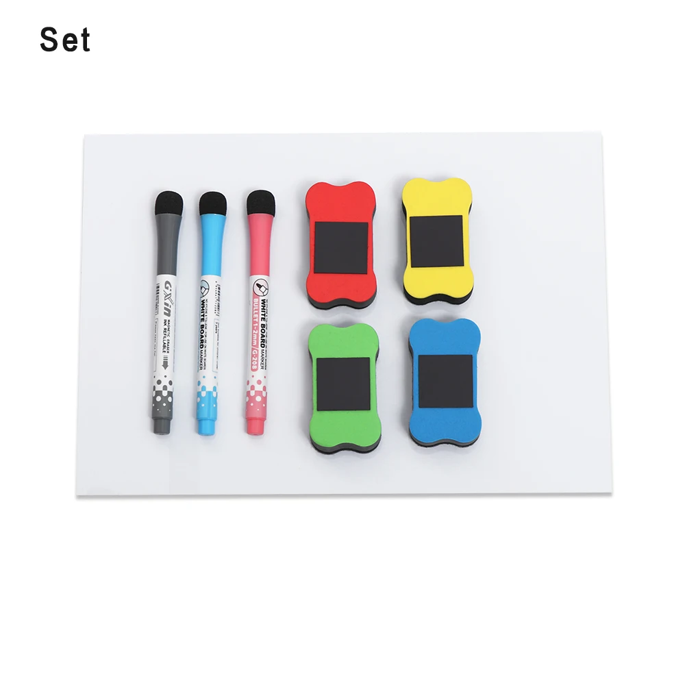 A4 Flexible Fridge Magnetic Whiteboard Memo Reminder Board Pen Magnet Eraser Student Writing Tools Office Stationerys
A4 Flexible Fridge Magnetic Whiteboard Memo Reminder Board Pen Magnet Eraser Student Writing Tools Office Stationerys