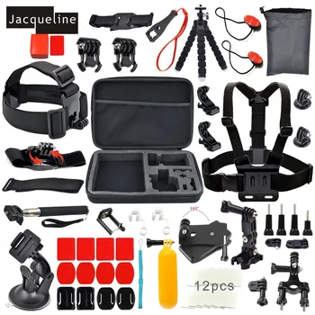 

Jacqueline for Set Accessories Kit for Gopro HD hero 5 4 Session 4 3+ 3 2 for SJCAM sj4000 sj5000 sj6000 for EKEN H9R H9