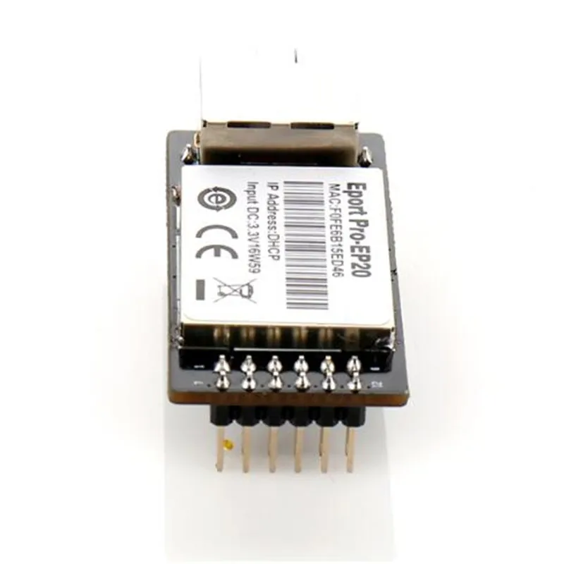 Eport Pro-EP20 Linux Network Server Port TTL Serial to Ethernet Embedded Module DHCP 3.3V TCP IP Telnet
Eport Pro-EP20 Linux Network Server Port TTL Serial to Ethernet Embedded Module DHCP 3.3V TCP IP Telnet