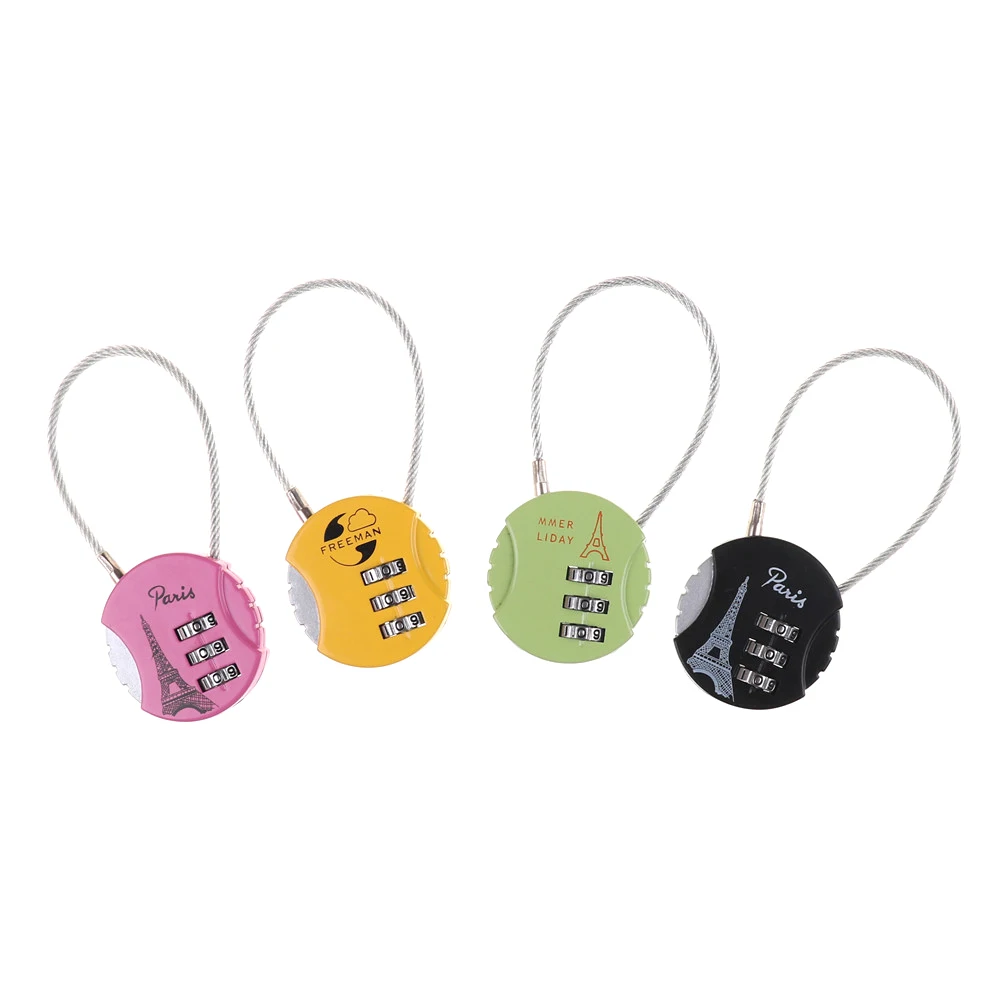 Mini Resettable 3 Digit Combination Travel Luggage Suitcase Code Lock Padlock Locks Random Color
Mini Resettable 3 Digit Combination Travel Luggage Suitcase Code Lock Padlock Locks Random Color