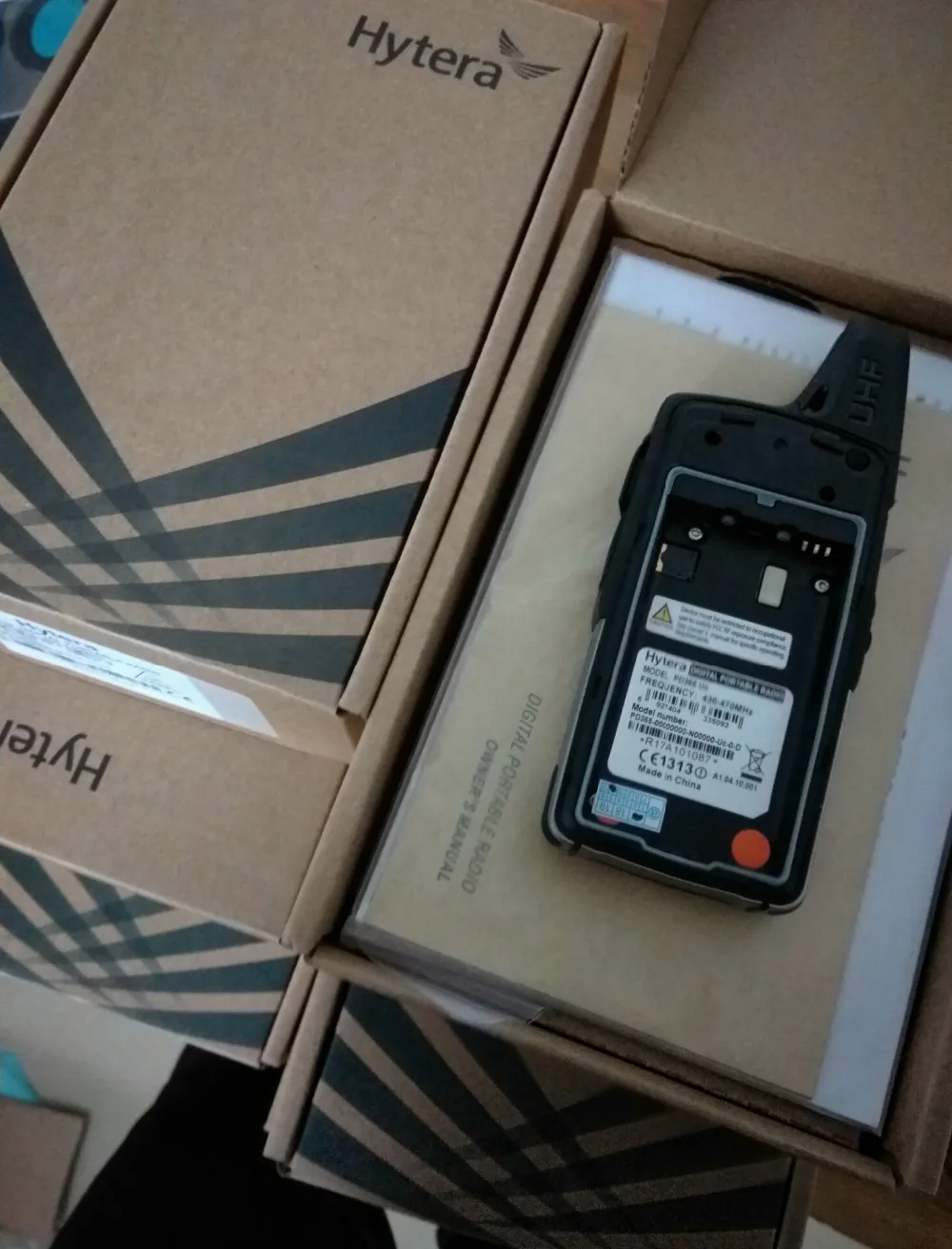 Двухсторонняя рация Hytera PD365 DMR портативное радио 2000 мАч с батареей 430 470 МГц 400 440
