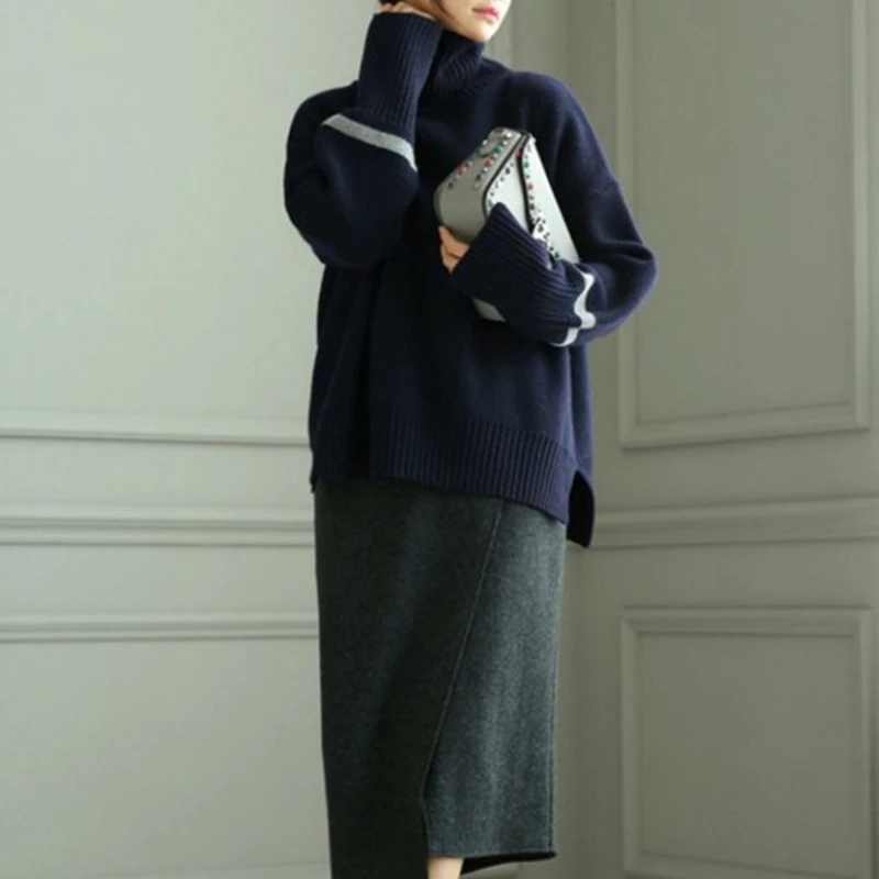 Winter high quality cashmere sweater high collar warm thick solid color loose simple fashion comfortable soft casual sweater
Winter high quality cashmere sweater high collar warm thick solid color loose simple fashion comfortable soft casual sweater