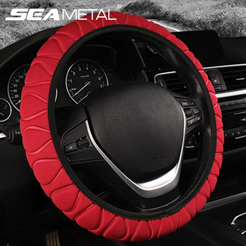 Car-styling Steering Wheel Cover Braid Cars Wheel Covers Plush Sponge Protect Steering-wheel Universal Auto Interior Accessories
Car-styling Steering Wheel Cover Braid Cars Wheel Covers Plush Sponge Protect Steering-wheel Universal Auto Interior Accessories