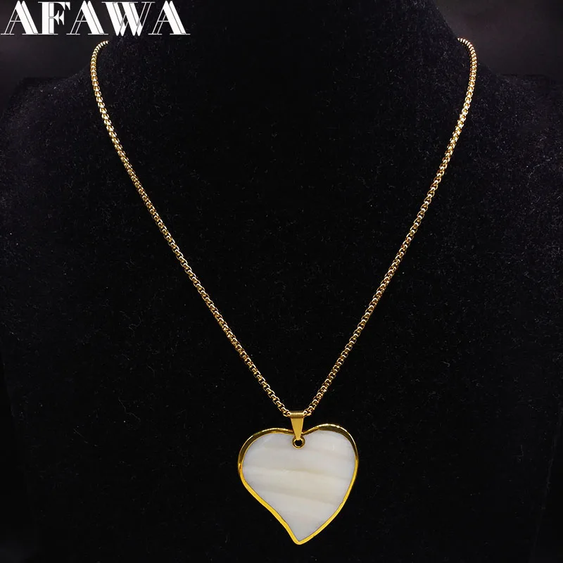 2019 Fashion Long Heart Stainless Steel Necklaces Big Shell Gold Color Chain Necklace Women Jewlery Gift colar longo N17968
2019 Fashion Long Heart Stainless Steel Necklaces Big Shell Gold Color Chain Necklace Women Jewlery Gift colar longo N17968