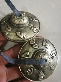 China Folk tibetan buddhism old beautifully copper Cymbal Shaman exorcism
China Folk tibetan buddhism old beautifully copper Cymbal Shaman exorcism