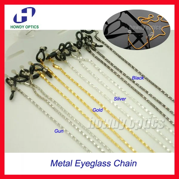 Nice metal eyeglass chain eyewear glasses sunglasses cord holder 4 different colors for options
Nice metal eyeglass chain eyewear glasses sunglasses cord holder 4 different colors for options
