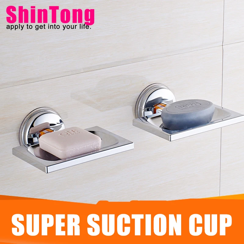 Powerful suction cup soap holder Bathroom soap box Creative drain soap box Storage rack Soap tray Chrome bathroom gadgets
Powerful suction cup soap holder Bathroom soap box Creative drain soap box Storage rack Soap tray Chrome bathroom gadgets