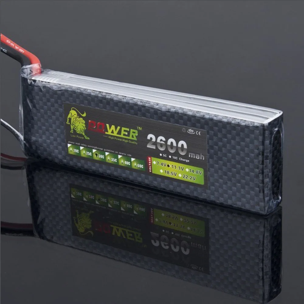 Lipo Battery 2S 25C 7 4 В 2600 мАч Max 30C RC вертолет автомобиль Лодка Quadcopter пульт дистанционного