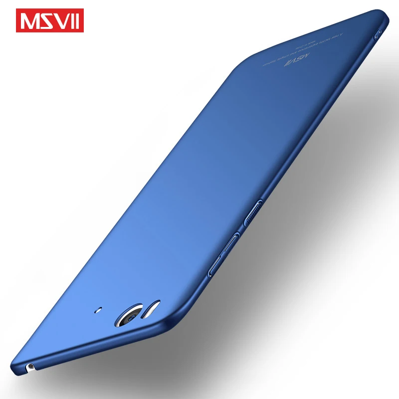 MSVII Brand For Xiaomi Mi5s Case Matte Hard Coque Slim Back Cover Fashion Phone Housing Mi 5s Mi5 s |