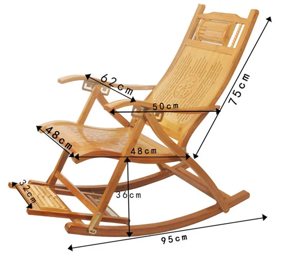 Modern Foldadble Bambu Sallanan Sandalye Recliner Ayak Istirahat Ile Kapali Acik Salon Sezlong Bambu Mobilya Uzanmis Rocker Aliexpress