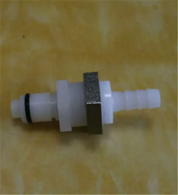 

1pcs CPC type Quick Connect Coupling male 1/4'' 3/8'' 5/16'' Hose Barb Quick connector with valve Panel Mount Coupling