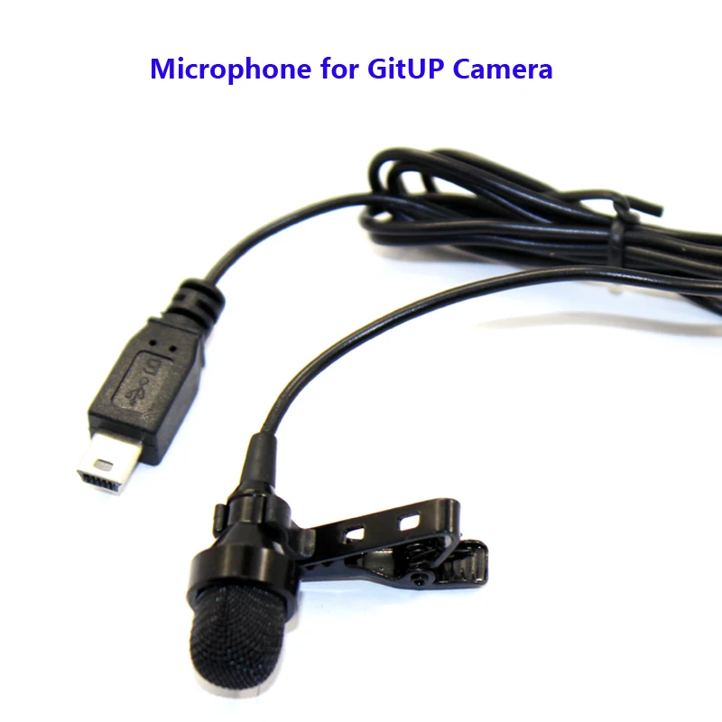 

Original External Microphone for Aaction Cam GitUp Git1 Git2 Git2P G3 F1 G3 DUO WIFI Sport Cameras