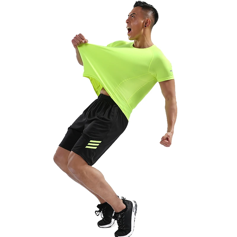 Men Short Sleeve Gym Compression Homme Running Shirt Basketball Breathable Quick-Drying Tee Fitness Sports Mens Shirts
Men Short Sleeve Gym Compression Homme Running Shirt Basketball Breathable Quick-Drying Tee Fitness Sports Mens Shirts