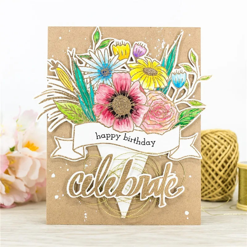 YaMinSanNiO Flowers Clear Stamps and Cutting Dies For Valentine's Day Cards Making Decorative Craft Supplies Envelope New 2019
YaMinSanNiO Flowers Clear Stamps and Cutting Dies For Valentine's Day Cards Making Decorative Craft Supplies Envelope New 2019