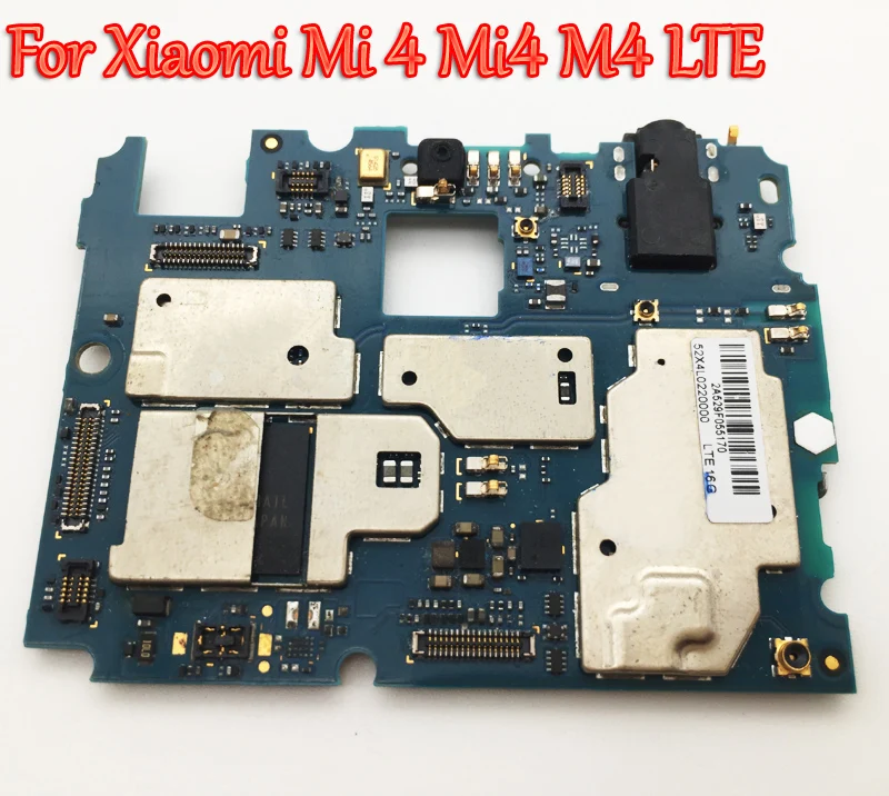 Tested Full Work Original Unlock Motherboard For Xiaomi Mi 4 Mi4 M4 LTE 4G Version Logic Circuit Board Plate Fast Ship
Tested Full Work Original Unlock Motherboard For Xiaomi Mi 4 Mi4 M4 LTE 4G Version Logic Circuit Board Plate Fast Ship