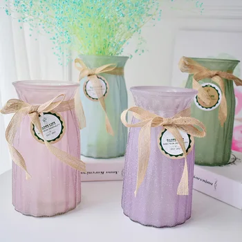 Decorative terrarium glass vase transparent flower vases nordic decoration home hydroponic vase for wedding pink blue green
Decorative terrarium glass vase transparent flower vases nordic decoration home hydroponic vase for wedding pink blue green