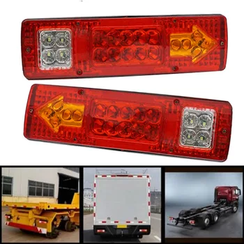 2 PCS Trucks Tail Light 19 LED Caravan Lighting Trailer Truck Light Caravan Turn Signal Reverse Brake Rear Lamp 12V 24V
2 PCS Trucks Tail Light 19 LED Caravan Lighting Trailer Truck Light Caravan Turn Signal Reverse Brake Rear Lamp 12V 24V