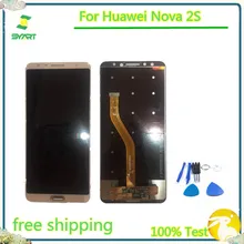 Ensemble écran tactile LCD, 6.0 pouces, panneau en verre, pour Huawei Nova 2S, HWI-AL00=