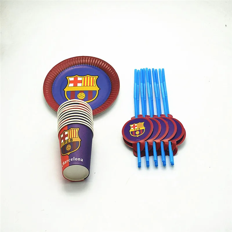 football barcelona prepare tablewares set plates cups straws cartoon birthday party celebrate decorations baby shower supplies
football barcelona prepare tablewares set plates cups straws cartoon birthday party celebrate decorations baby shower supplies