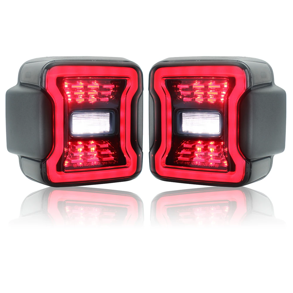USA Version led tail lamp Car Light Smoke For Jeep Wrangler JL 2018 2019 Rear Lamps Brake Reverse light Daytime Running Lights
USA Version led tail lamp Car Light Smoke For Jeep Wrangler JL 2018 2019 Rear Lamps Brake Reverse light Daytime Running Lights