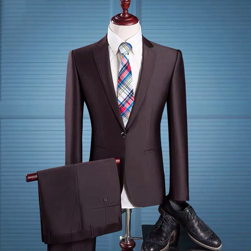 2019 Famous Brand Mens Suits Wedding Groom Plus Size 4XL 2 Pieces(Jacket+Pant) Slim Fit Casual Tuxedo Suit Male
2019 Famous Brand Mens Suits Wedding Groom Plus Size 4XL 2 Pieces(Jacket+Pant) Slim Fit Casual Tuxedo Suit Male