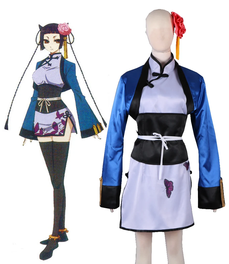 Free shipping Anime Black Butler Kuroshitsuji Cosplay Ran mao Woman Halloween Chinese style cheongsam Cosplay Costume
Free shipping Anime Black Butler Kuroshitsuji Cosplay Ran mao Woman Halloween Chinese style cheongsam Cosplay Costume