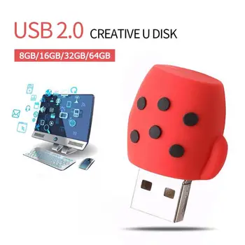 8GB/16GB/32GB/64GB Cartoon Ladybug USB 2.0 Flash Drive Portable Novelty U Disk Memory Data Storage Device Pen Stick Gift
8GB/16GB/32GB/64GB Cartoon Ladybug USB 2.0 Flash Drive Portable Novelty U Disk Memory Data Storage Device Pen Stick Gift