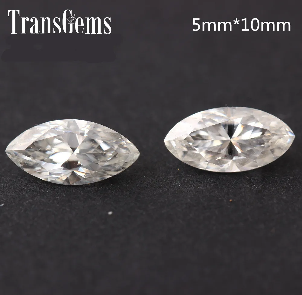 TransGems 1 Carat 5mm*10mm F Color Marquise cut moissanite Diamond Loose Stone as Real Diamond 1piece
TransGems 1 Carat 5mm*10mm F Color Marquise cut moissanite Diamond Loose Stone as Real Diamond 1piece