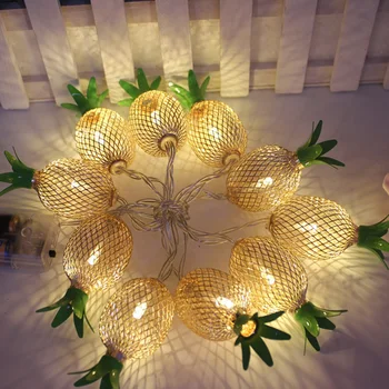 HANMIAO 10PCS/LOT Fairy Lights Battery Metal Mesh Pineapple LED String Lights for Birthday Wedding Party Garland for Decor
HANMIAO 10PCS/LOT Fairy Lights Battery Metal Mesh Pineapple LED String Lights for Birthday Wedding Party Garland for Decor