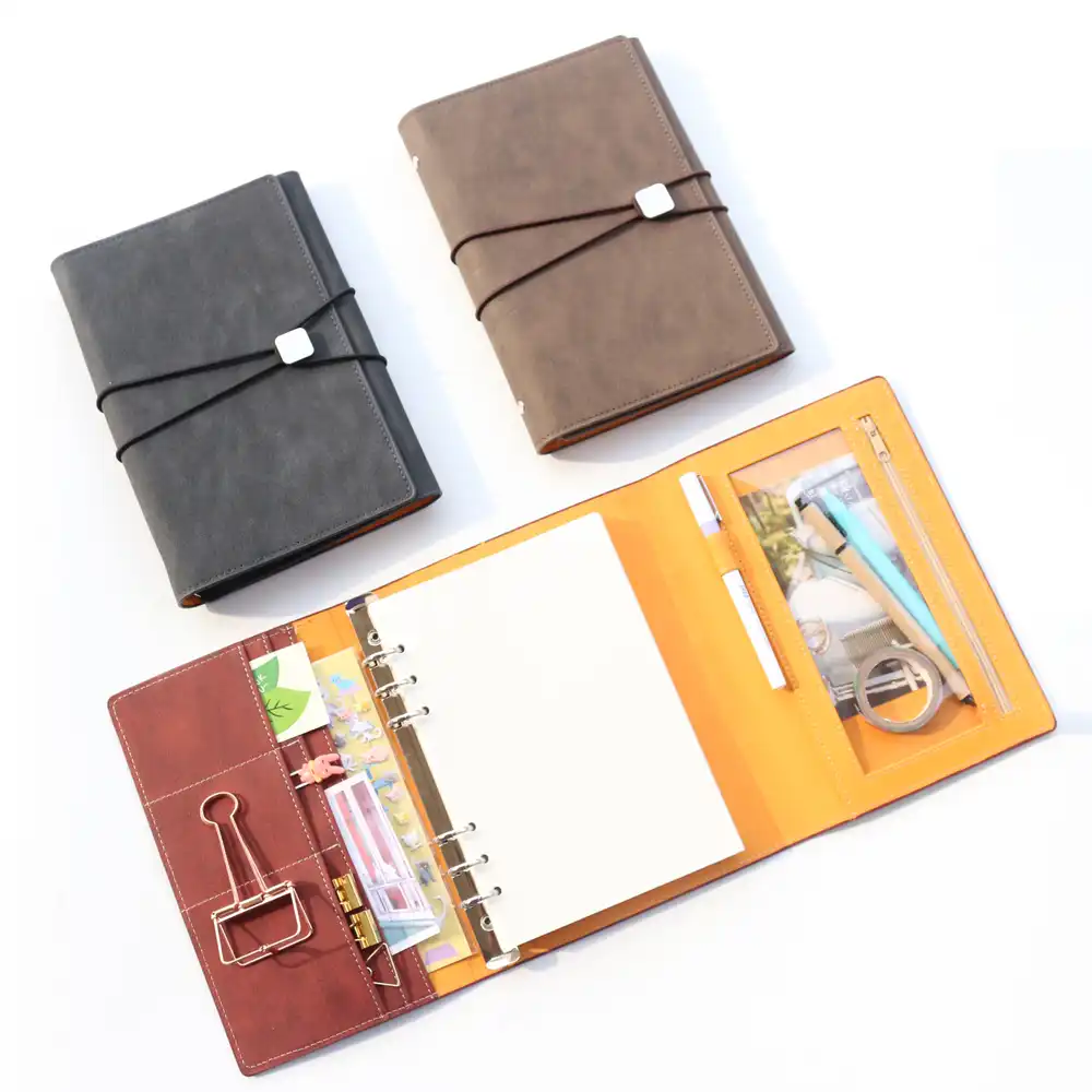 business folder office school notebook journal spiral ring