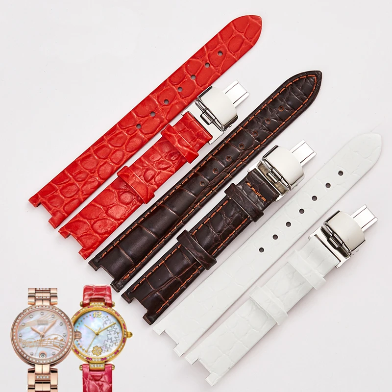 Women's Watch Accessories 15mm Top Grain Leather Watch Bracelet, Genuine Leather Watch Strap with Free Tool for FIYTA
Women's Watch Accessories 15mm Top Grain Leather Watch Bracelet, Genuine Leather Watch Strap with Free Tool for FIYTA