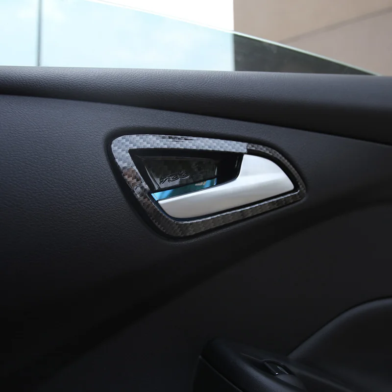 Three styles of ABS Car Inner Door Handle Cover Door Bowl Protective Trim Sticker for Ford New Focus 3 4 2015 - 2018 Accessories
Three styles of ABS Car Inner Door Handle Cover Door Bowl Protective Trim Sticker for Ford New Focus 3 4 2015 - 2018 Accessories