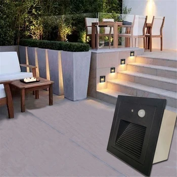Motion Sensor Led Stair Light PIR Detector Light Infrared Human Body induction lamp recessed steps ladder wall lamps waterproof
Motion Sensor Led Stair Light PIR Detector Light Infrared Human Body induction lamp recessed steps ladder wall lamps waterproof