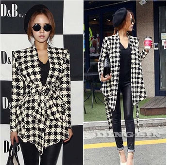 TFGS Fashion Spring Autumn Jacket Women Long Sleeve Houndstooth Print Top Casual Slim Belt Peplum Cardigan Coat Outerwear
TFGS Fashion Spring Autumn Jacket Women Long Sleeve Houndstooth Print Top Casual Slim Belt Peplum Cardigan Coat Outerwear