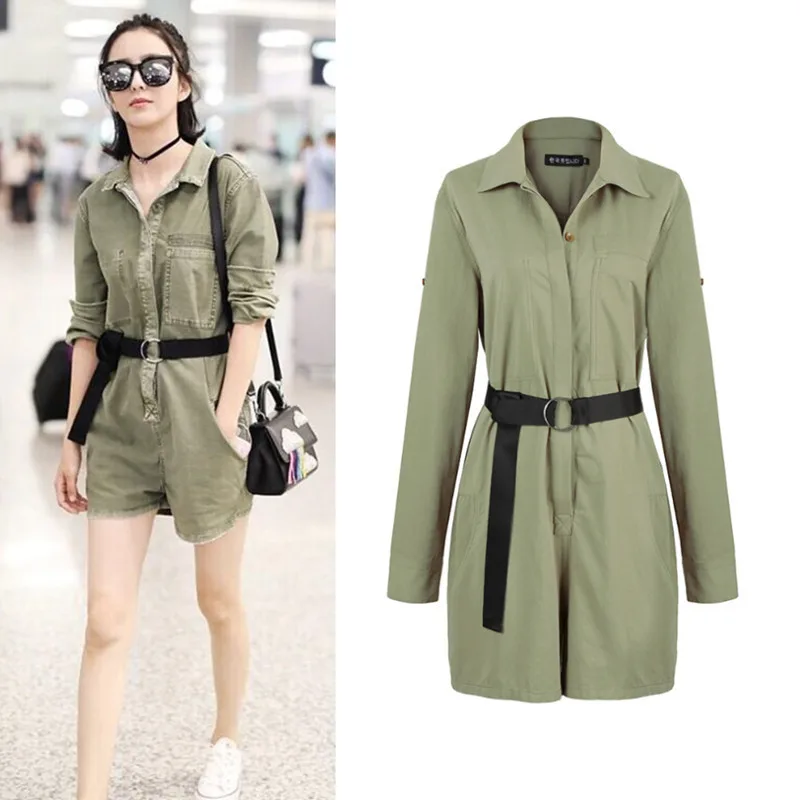 2019 Korean Version The New Toolia Star with The Same Army Green Long-sleeved Leisure Tie-in Shorts 2 Piece Outfits for Women
2019 Korean Version The New Toolia Star with The Same Army Green Long-sleeved Leisure Tie-in Shorts 2 Piece Outfits for Women