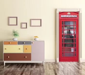 3D Red Telephone Box Door Mural Wall Art Wallpaper mural Wall Print Decal Wall Deco Wall Mural Photo self adhesive door wrap
3D Red Telephone Box Door Mural Wall Art Wallpaper mural Wall Print Decal Wall Deco Wall Mural Photo self adhesive door wrap