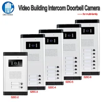 700TVL Waterproof Intercom System Video Door Phone Outdoor Camera IR Light Vision With Multi Call Buttons for Apartment /Homes image