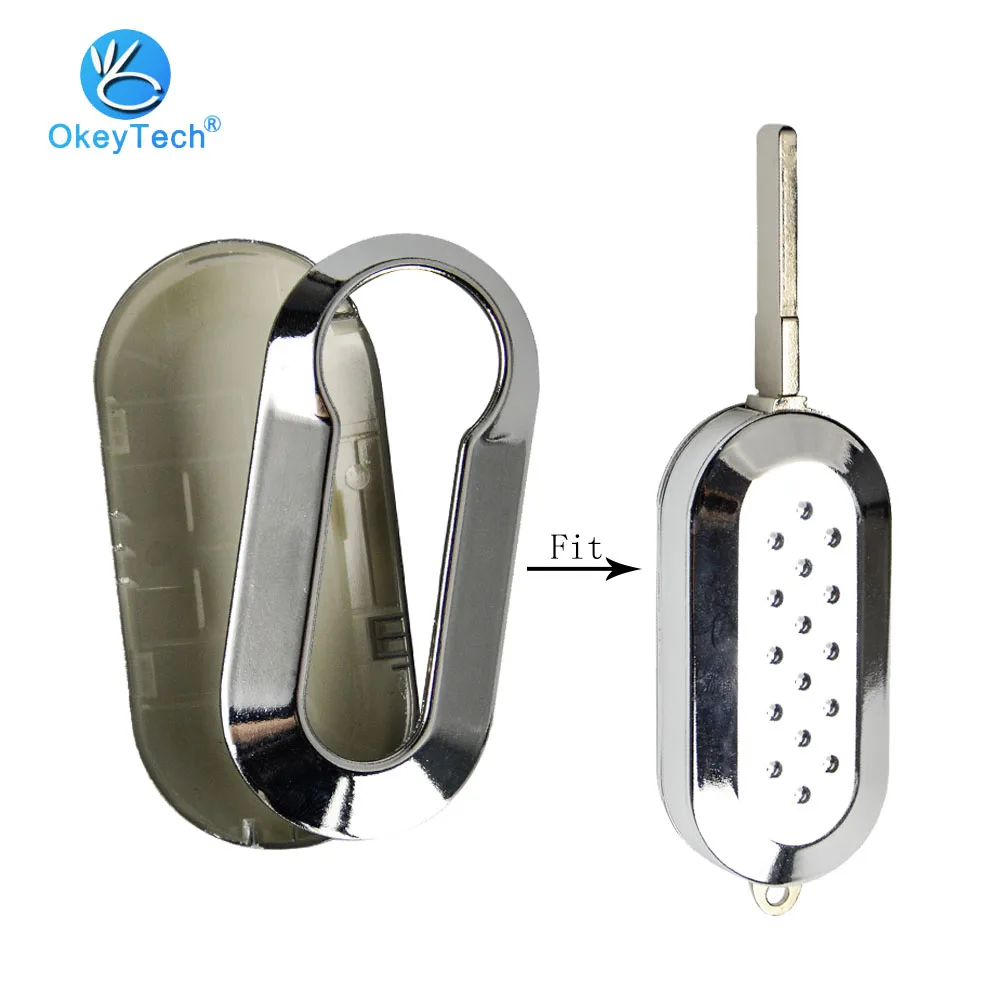 OkeyTech Replacement Silver Shiny fit 2/3 Button Remote Car Key Shell Bag Protective Cover Case for Fiat 500 Grande Punto
OkeyTech Replacement Silver Shiny fit 2/3 Button Remote Car Key Shell Bag Protective Cover Case for Fiat 500 Grande Punto