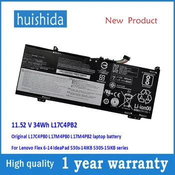 11.52 V 34Wh L17C4PB2 Original L17C4PB0 L17M4PB0 L17M4PB2 laptop battery For Lenovo Flex 6-14 IdeaPad 530s-14IKB 530S-15IKB seri
11.52 V 34Wh L17C4PB2 Original L17C4PB0 L17M4PB0 L17M4PB2 laptop battery For Lenovo Flex 6-14 IdeaPad 530s-14IKB 530S-15IKB seri