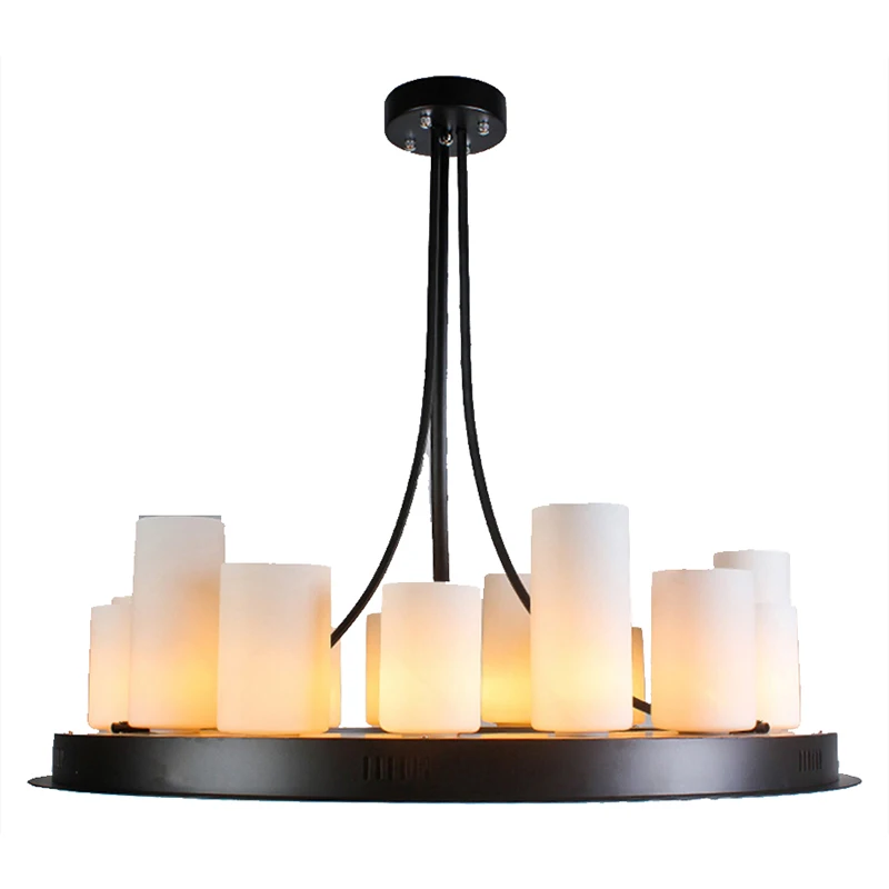 Modern Round Chandeliers Black Metal Suspension Lamp D90cm 70cm Round candle Retro For Parlor Garden Chandelierlighting G110
Modern Round Chandeliers Black Metal Suspension Lamp D90cm 70cm Round candle Retro For Parlor Garden Chandelierlighting G110